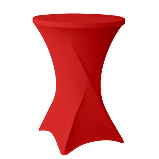 Statafelrok Donker Rood Ø80cm